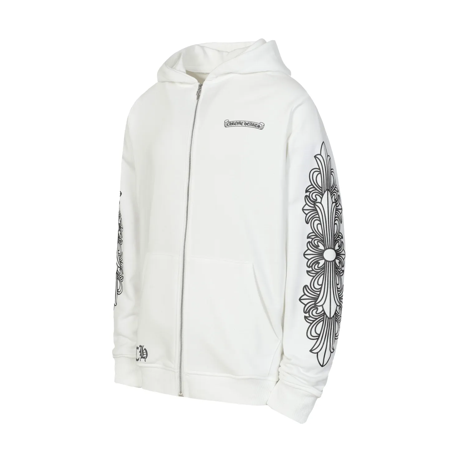 P260 -Chrome Hearts/Chrome Hearts Colorful Sanskrit Printed Zip Sweater Cardigan Jacket -High weight, high density and high quality. The wool is soft and skin-friendly. It feels soft and silky. It has excellent warmth and skin-friendly properties.